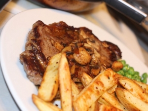 recipe for eye of the round steaks with mushrooms
