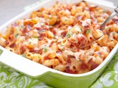 view the recipe for Slow Cooker Farmhouse Macaroni And Cheese