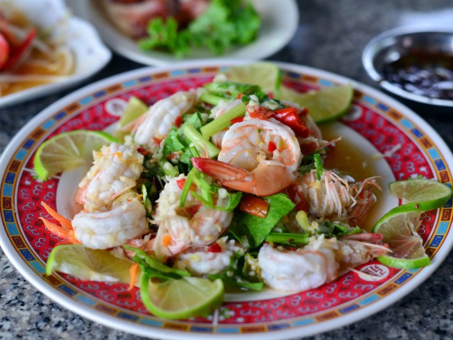 Thai Shrimp Salad Recipe Cdkitchen Com