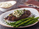 Grilled Steak With Roquefort Butter Recipe