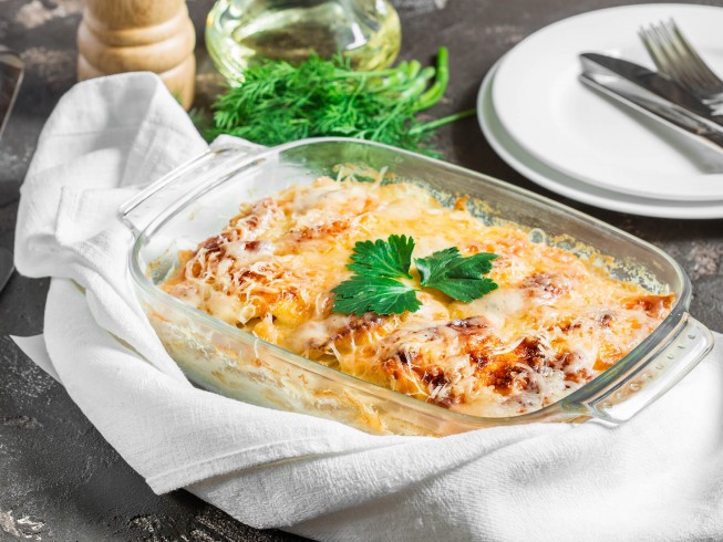 Loaded Mashed Potato Casserole Recipe | CDKitchen.com