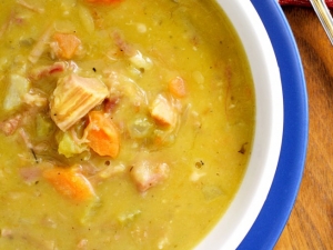 recipe for split pea soup with carrots and celery