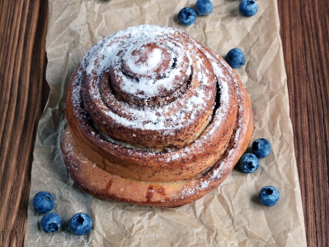 Blueberry Cinnamon Rolls