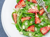 Spinach, Strawberry, and Almond Salad