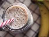 Banana, Honey and Soy Milk Smoothie