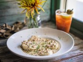 Chipped Meat on Biscuits with Gravy