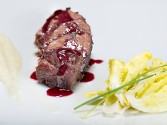 Seared Sirloin With Sweet Balsamic Sauce