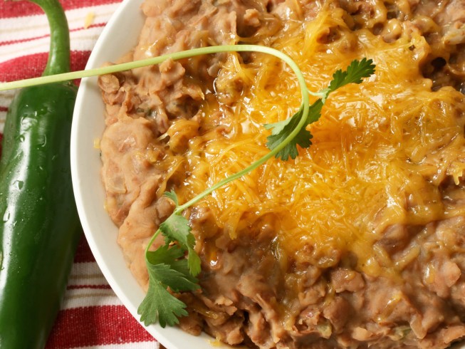 Velveeta And Refried Bean Dip Recipe From CDKitchen