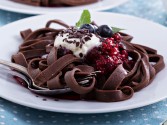 Chocolate Pasta Fruit Sauce