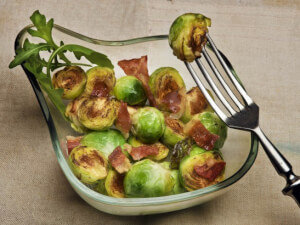 recipe for bacon roasted brussels sprouts