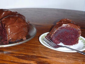 recipe for raspberry chocolate fudge red velvet cake