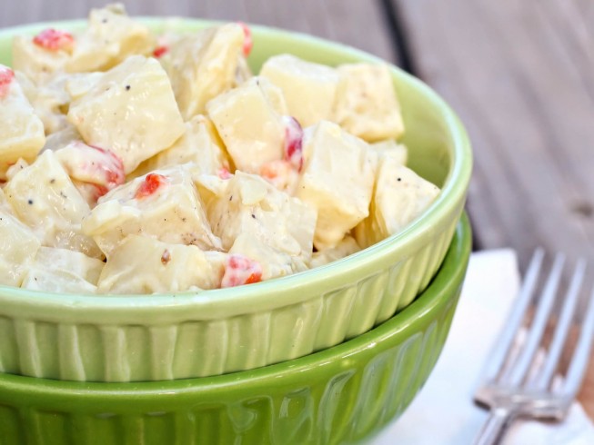 Copycat Famous Dave's Shakin' The Shack Potato Salad Recipe | CDKitchen.com-image