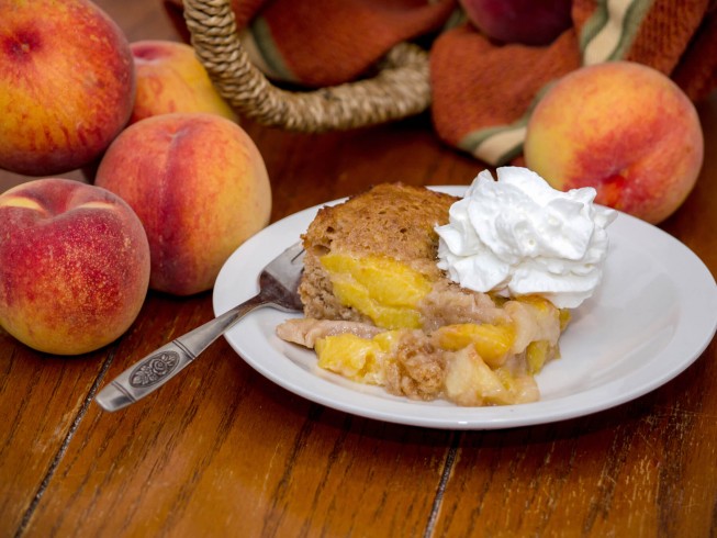 photo of Easy Peaches And Cream Cobbler