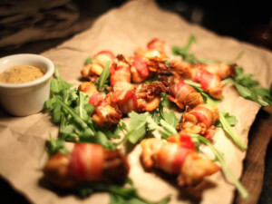 recipe for oysters wrapped in bacon