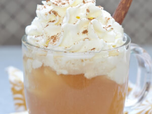 recipe for copycat caribou coffee's hot apple blast