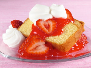 recipe for pound cake with fruit sauce