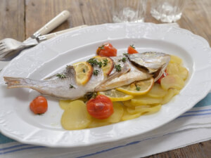 recipe for baked sea bream