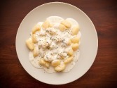 Potato Gnocchi With Fontina Cheese Sauce