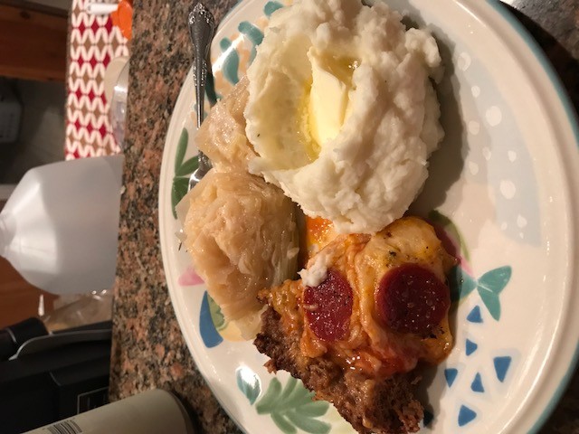 photo of Crustless Hamburger Pizza