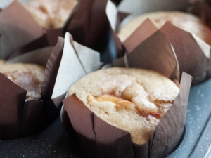 recipe for peach muffins