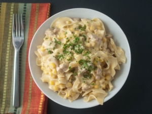 recipe for cheesy chicken noodle casserole