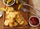 Frickles (Fried Dill Pickles In Beer Batter)
