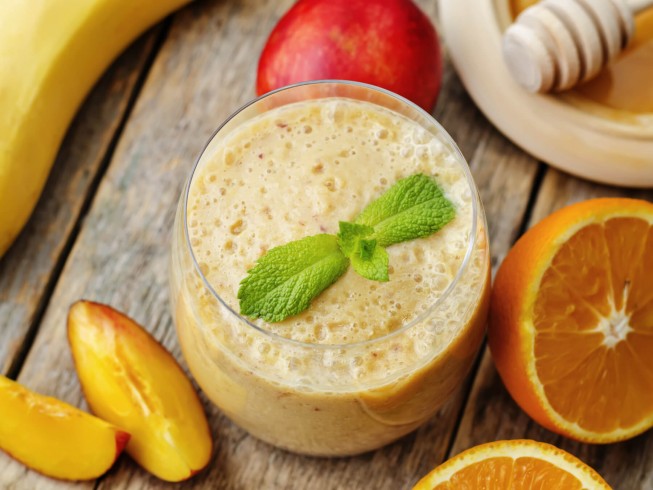 Peach-Banana Smoothie