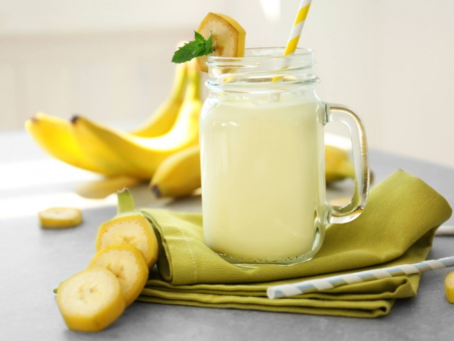 Banana Milk Shake Recipe | CDKitchen.com