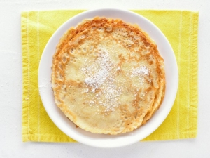 recipe for golden cottage cheese blender pancakes