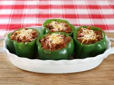 Baked Stuffed Green Peppers