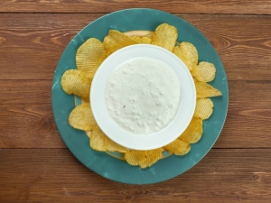 recipe for chips with cold clam dip