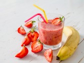 Dairy-Free Banana Strawberry Smoothie