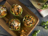 Recipe for 4 Ingredient Stuffed Peppers
