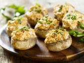 Bacon and Cream Cheese Stuffed Mushrooms