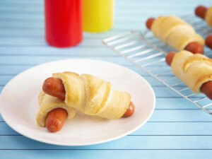 recipe for quick and easy pigs in a blanket