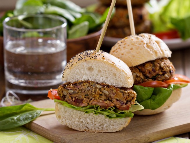 photo of Refried Bean Burgers