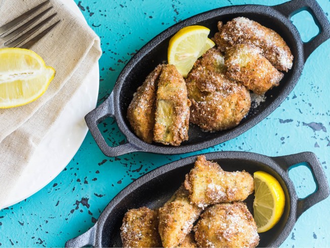 Deep-Fried Artichoke Hearts