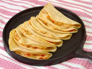 recipe for cheesy chicken fajitas