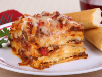 Recipe for Classic Italian Lasagna With Ground Beef And Sausage