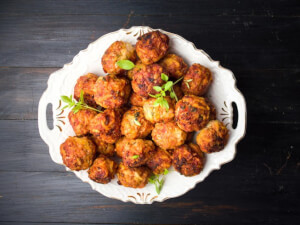 recipe for lady meatballs (boiled meatballs)