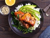 Yoshida's Sesame-Crusted Salmon