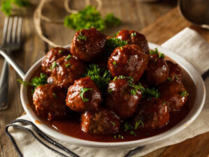 recipe for zesty italian slow cooker barbecue meatballs