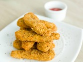 view the recipe for Baked Buttermilk Chicken Nuggets