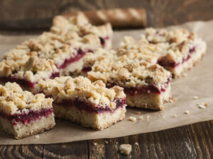 recipe for easy cake mix raspberry bars