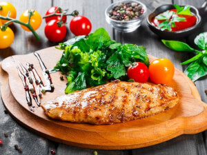 recipe for tomato, garlic & basil marinated chicken