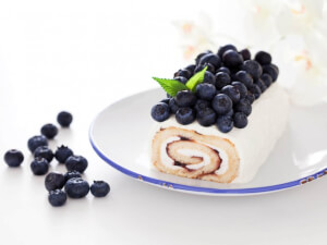 recipe for blueberry cake roll
