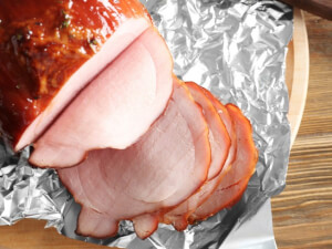 recipe for slow cooker baked ham in foil