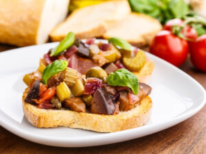 recipe for italian caponata with basil