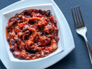 recipe for black bean chili sin carne