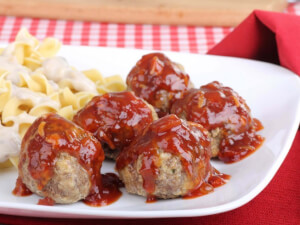 recipe for applesauce meatballs